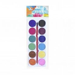 ACUARELA EZCOX 12 COLORES + PINCEL