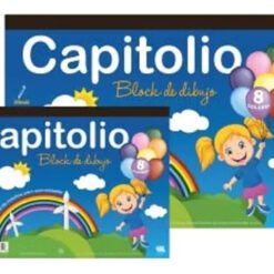 BLOCK DIBUJO CAPITOLIO COLOR X 24 HJS